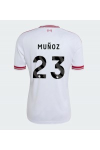Liverpool Victor Munoz #23 Jalkapallovaatteet Vieraspaita 2026-27 Lyhythihainen